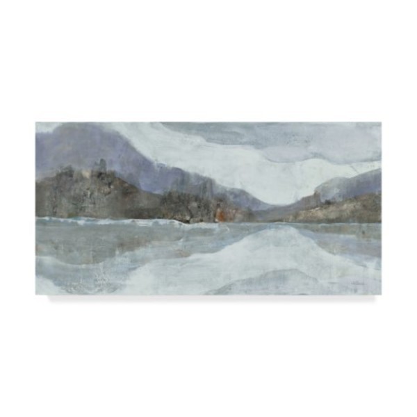 Trademark Fine Art Albena Hristova 'Light Winter Landscape' Canvas Art, 12x24 WAP03140-C1224GG